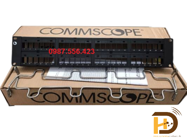 Patch Panel AMP,COMMSCOPE Cat6E 48 Cổng Nhân Rời.